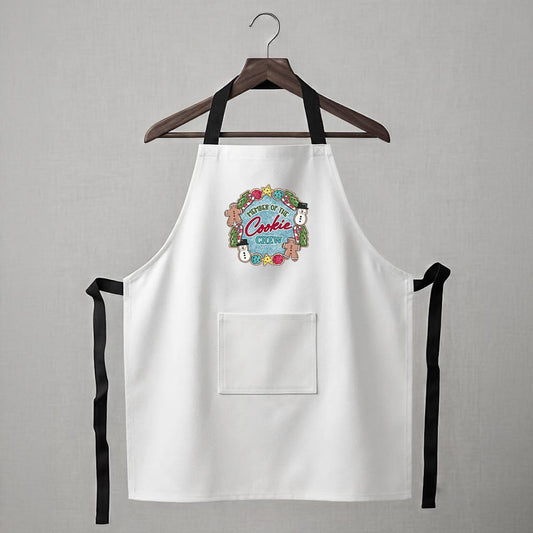 Personalised Apron - Member of the cookie Crew (White)