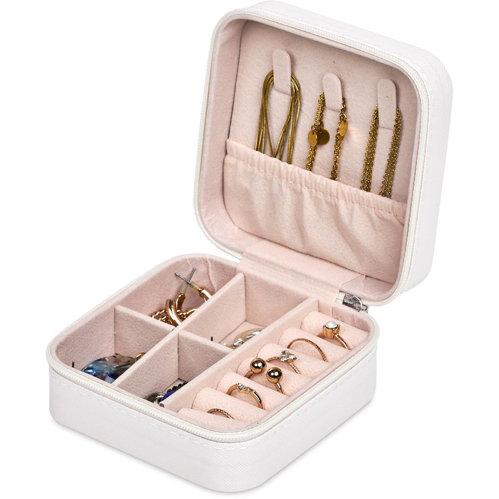 Eva & Elm Crystal Travel Jewellery Box