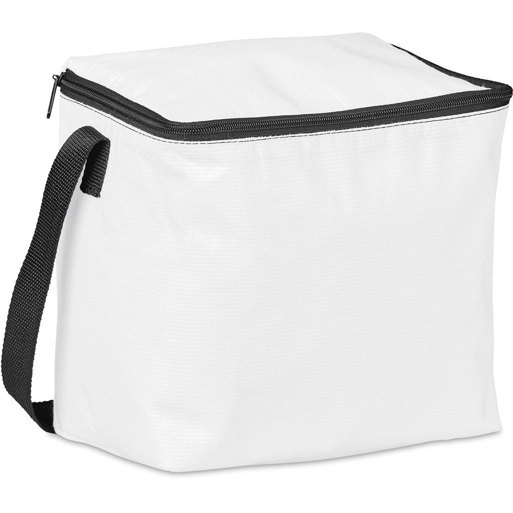 Pre-Production Sample Hoppla Quebec Recycled PET Stitch-Bond 12 Can Cooler