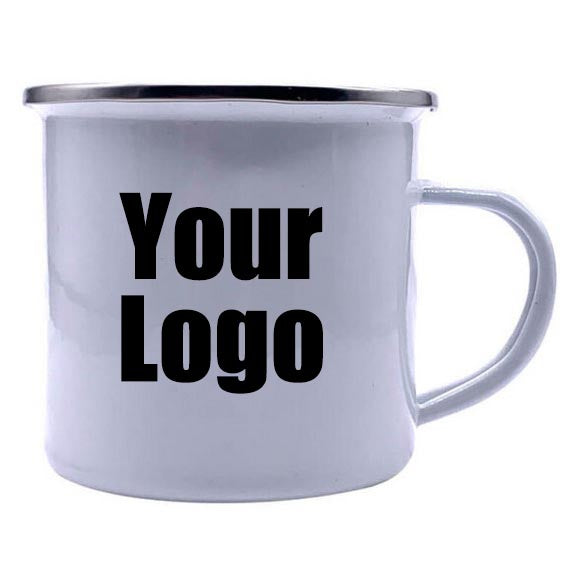 Personalised Enamel metal mugs