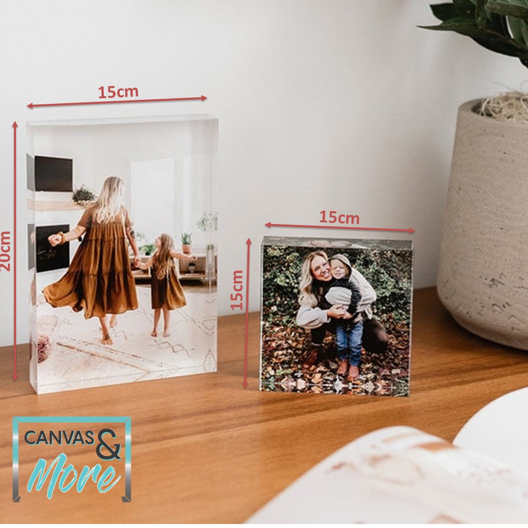 Acrylic Personalised Photo Blocks