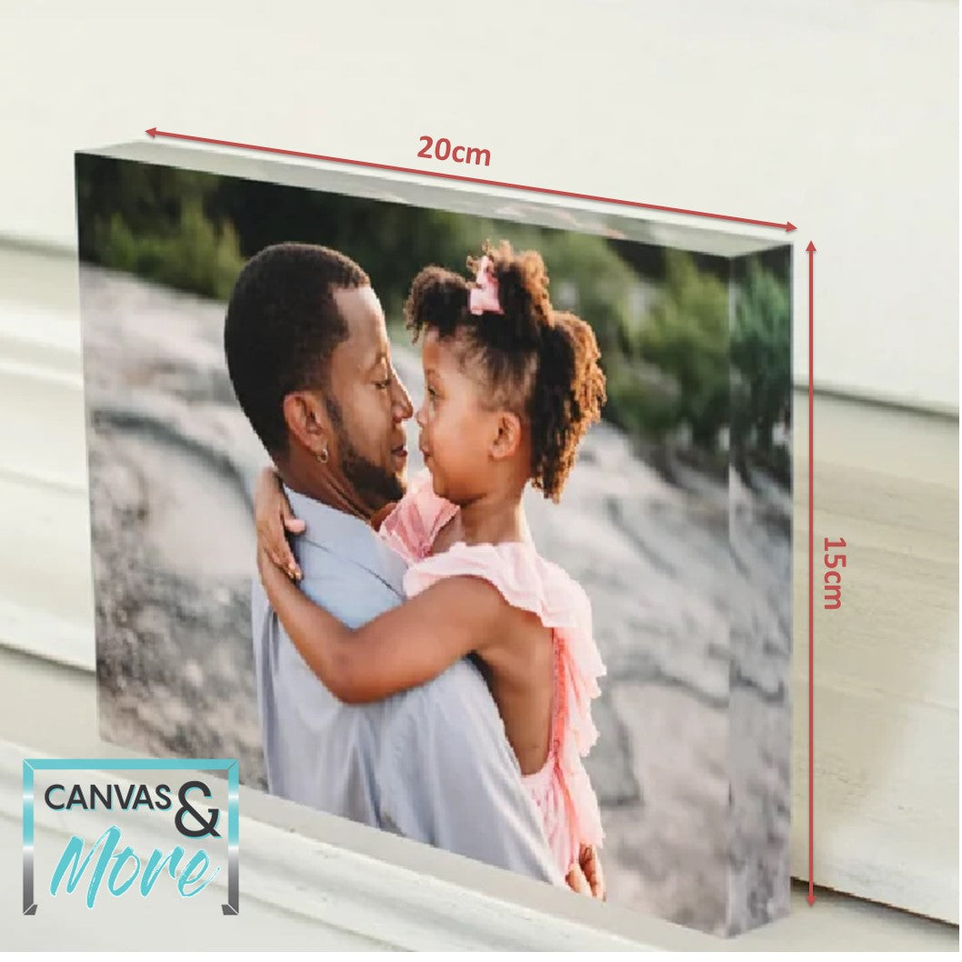 Acrylic Personalised Photo Blocks