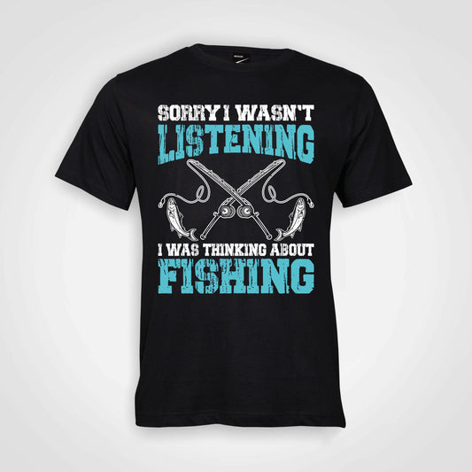 Sorry I wasn't listening - Men's T-Shirt (round neck)