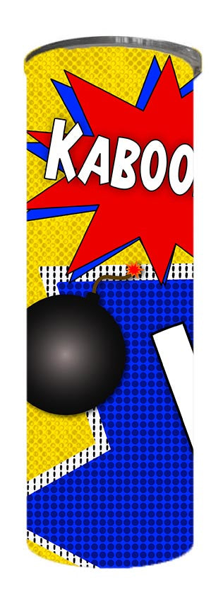 Kids - Comic Kids Design on Tumbler, Can, Flask, or Water bottle