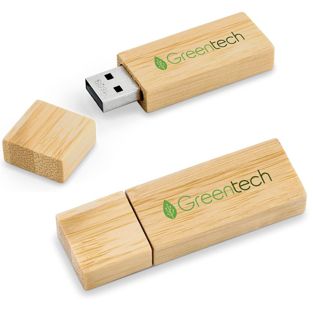Okiyo Komorebi Bamboo Flash Drive - 16GB