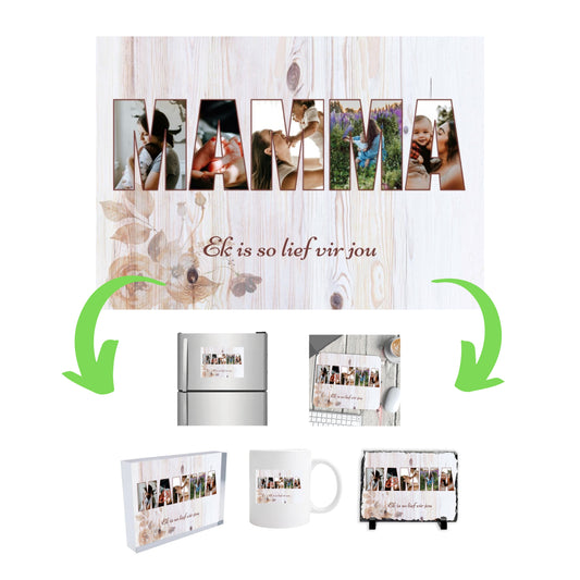 Mamma Photo Collage on Acrylic, Mouse pad, Slate, Mug or Magnet