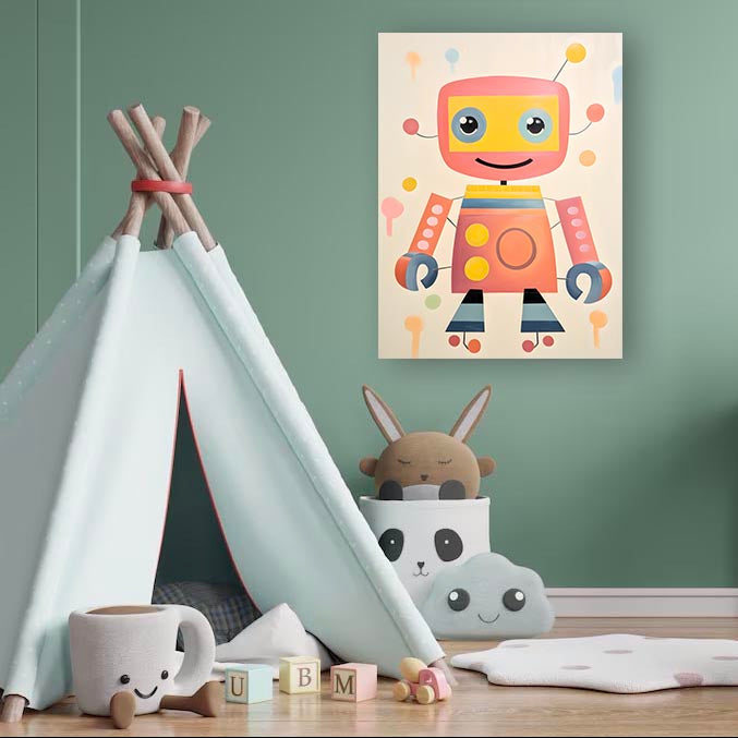 Boys:  Set of 1 - Mr Orange Robot