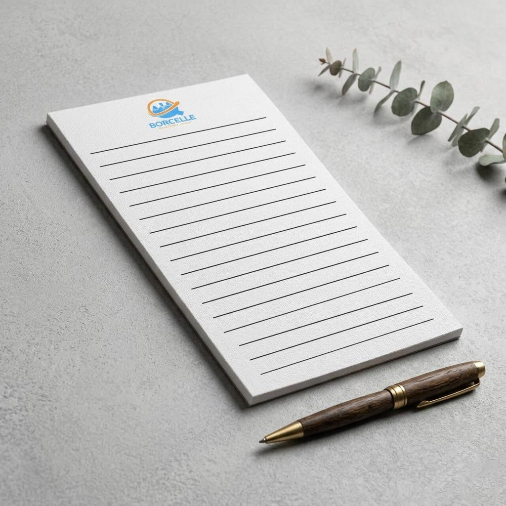 Custom Branded Notepads (30 pages per pad)