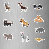 Cartoon Safari Pack (2)  Photo Fridge Magnets - (10 PER PACK) (UK)