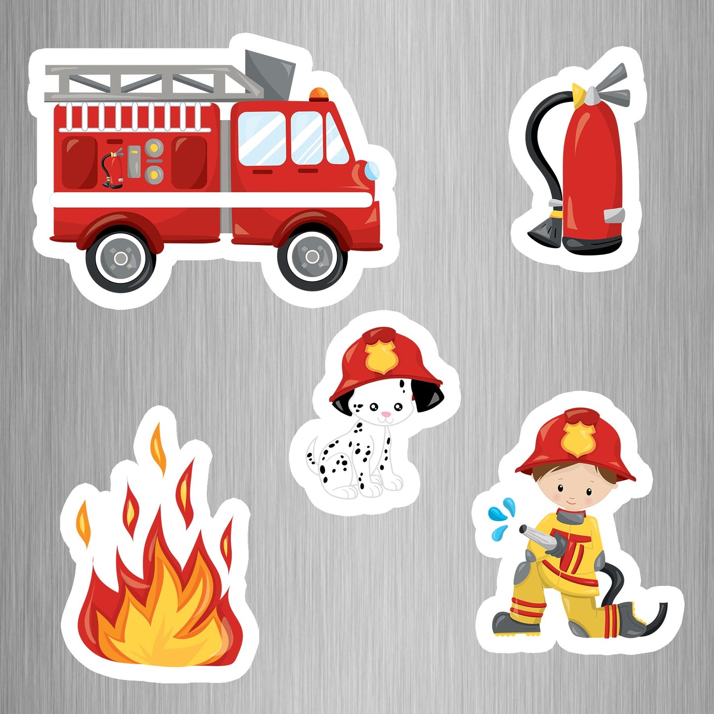 Firefighter Fridge Magnets - (5 PER PACK)