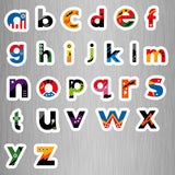 Super Hero Alphabet Lower Case Fridge Magnets - (26 PER PACK) (UK)