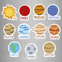 Planets (1) Photo Fridge Magnets - (11 PER PACK) (UK)