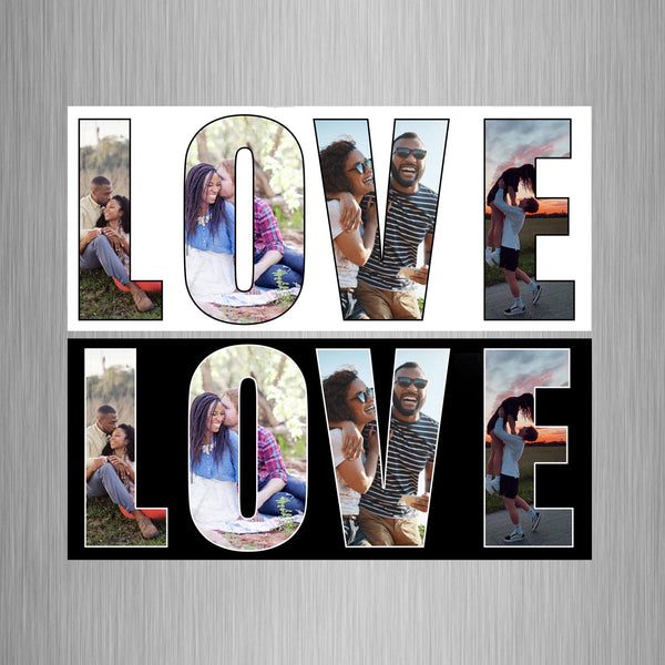 Love Photo Fridge Magnets - (PACK OF 2)