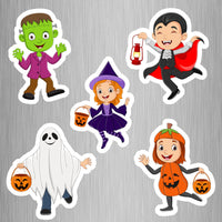 Halloween Fridge Magnets - (5 PER PACK) (UK)