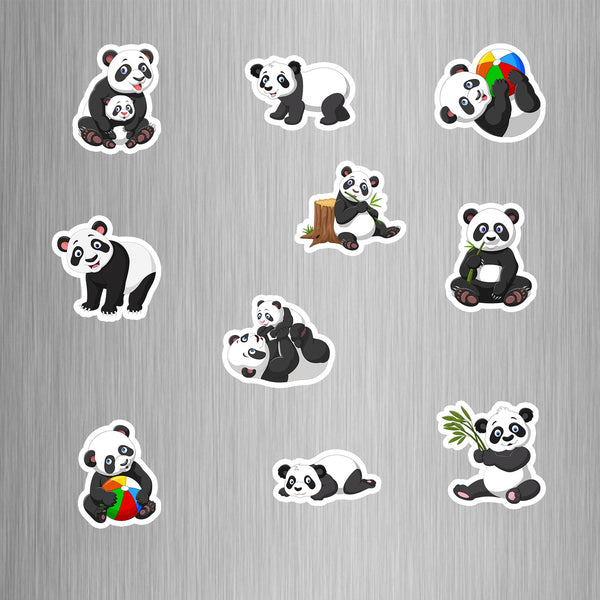 Panda Photo Fridge Magnets - (10 PER PACK) (UK)