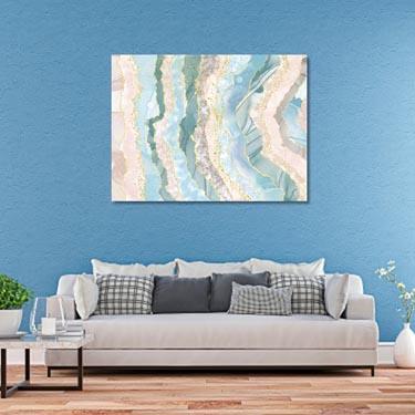 Alcohol-Ink-Gold-Glitter Canvas Prints Canvas & More 