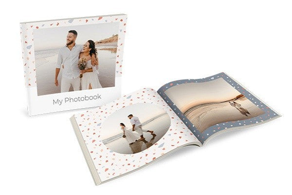 Hardcover Photobook: Terrazzo Theme (A4, A5 or Square) (UK)
