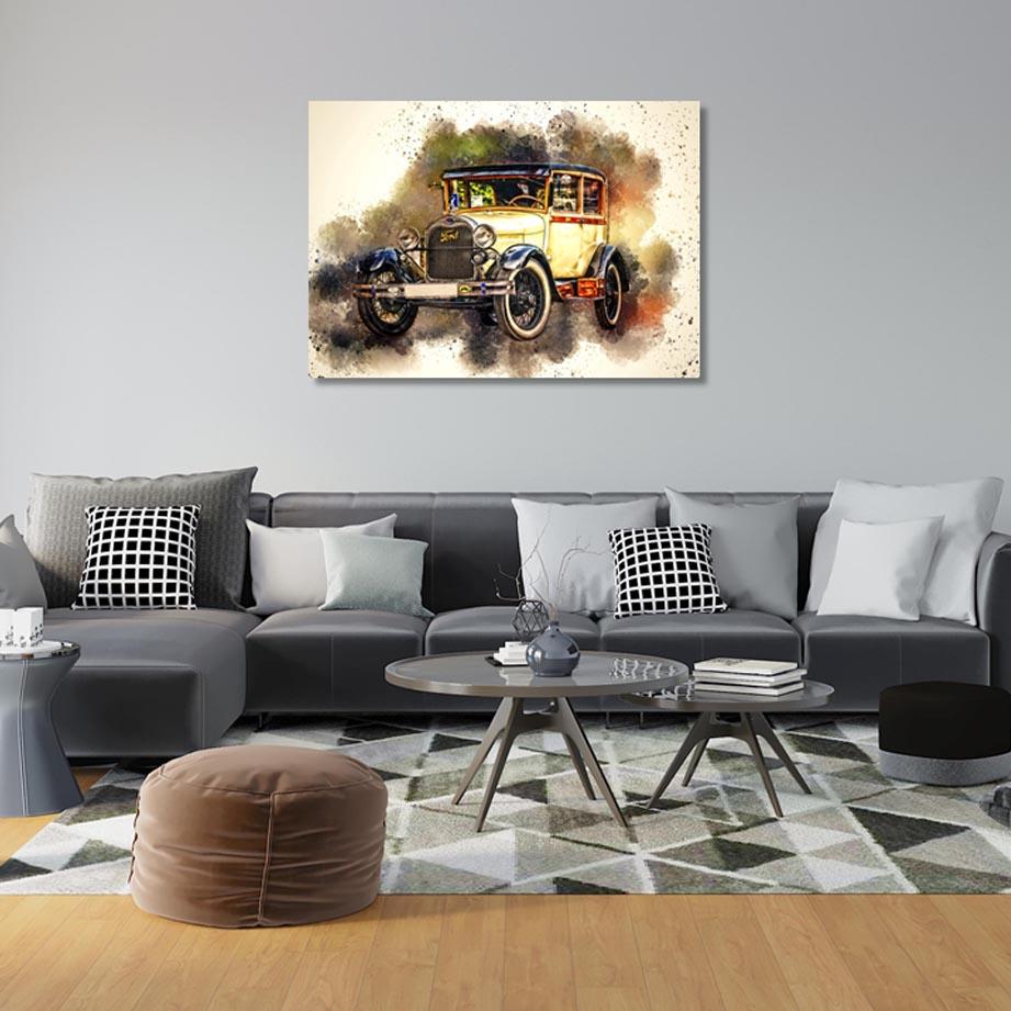Vintage Car (2) Canvas & More 