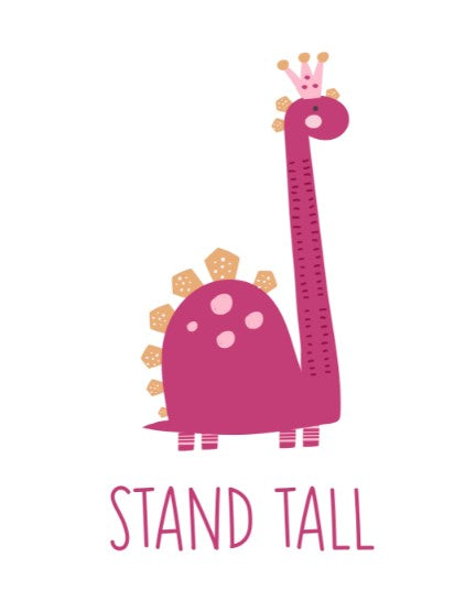 Girls: Set of 3 - Dino Girl Plain