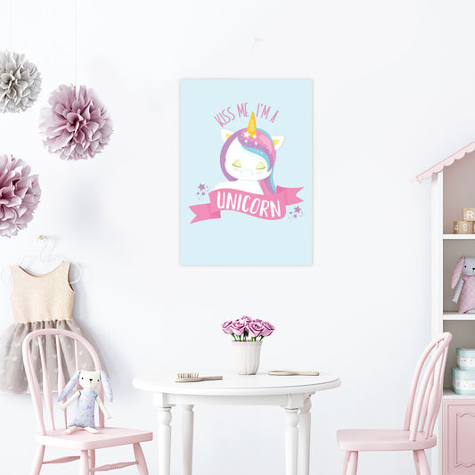 Girls: Set of 1 - Kiss me, I'm a unicorn