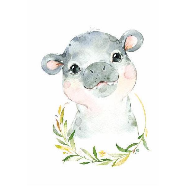 Animal Safari Decals and Height Charts