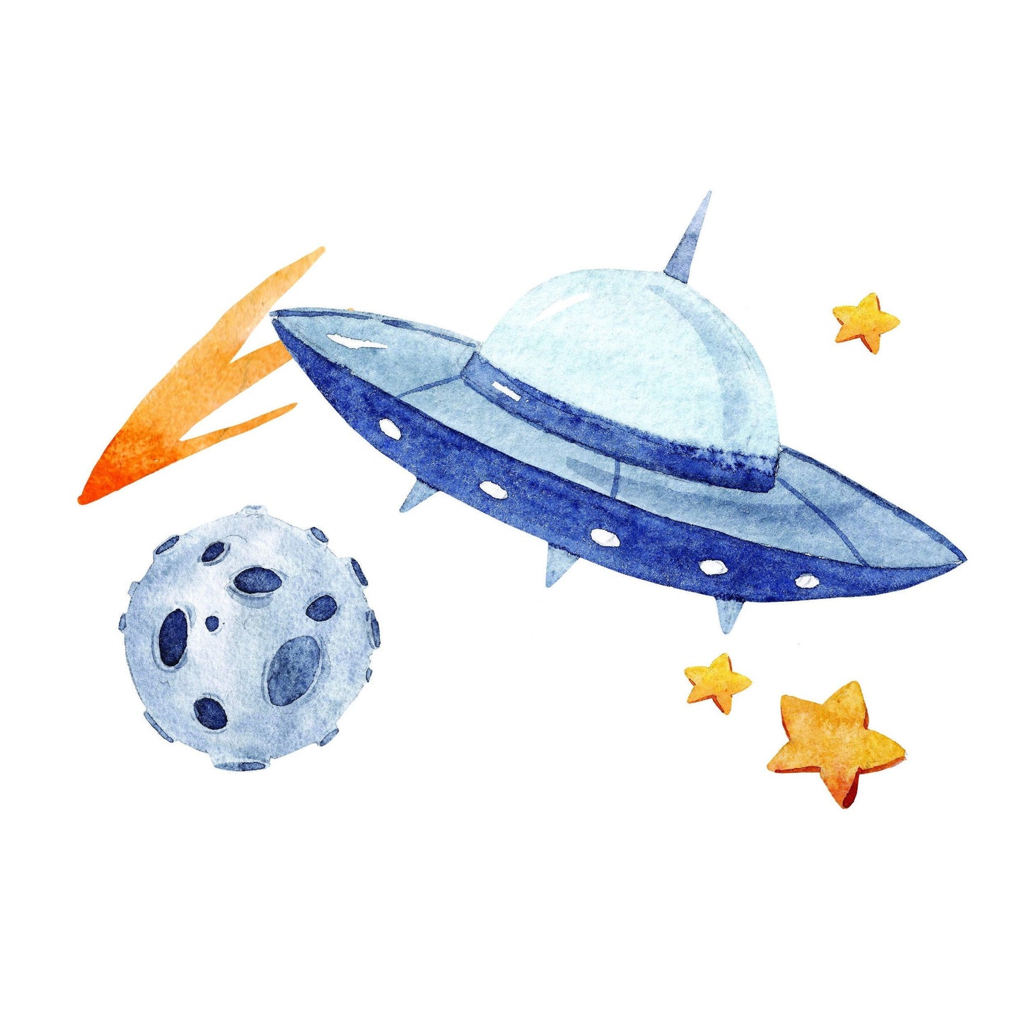 Space Set Wall Art Theme