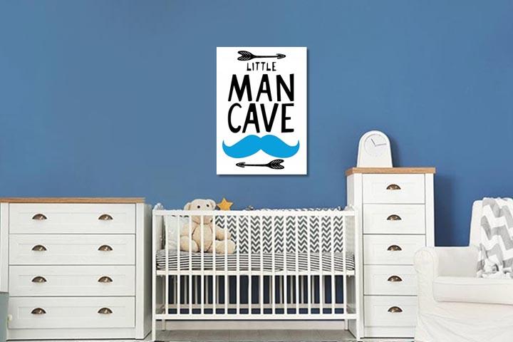 Set of 1 Litte Man Cave Canvas & More 