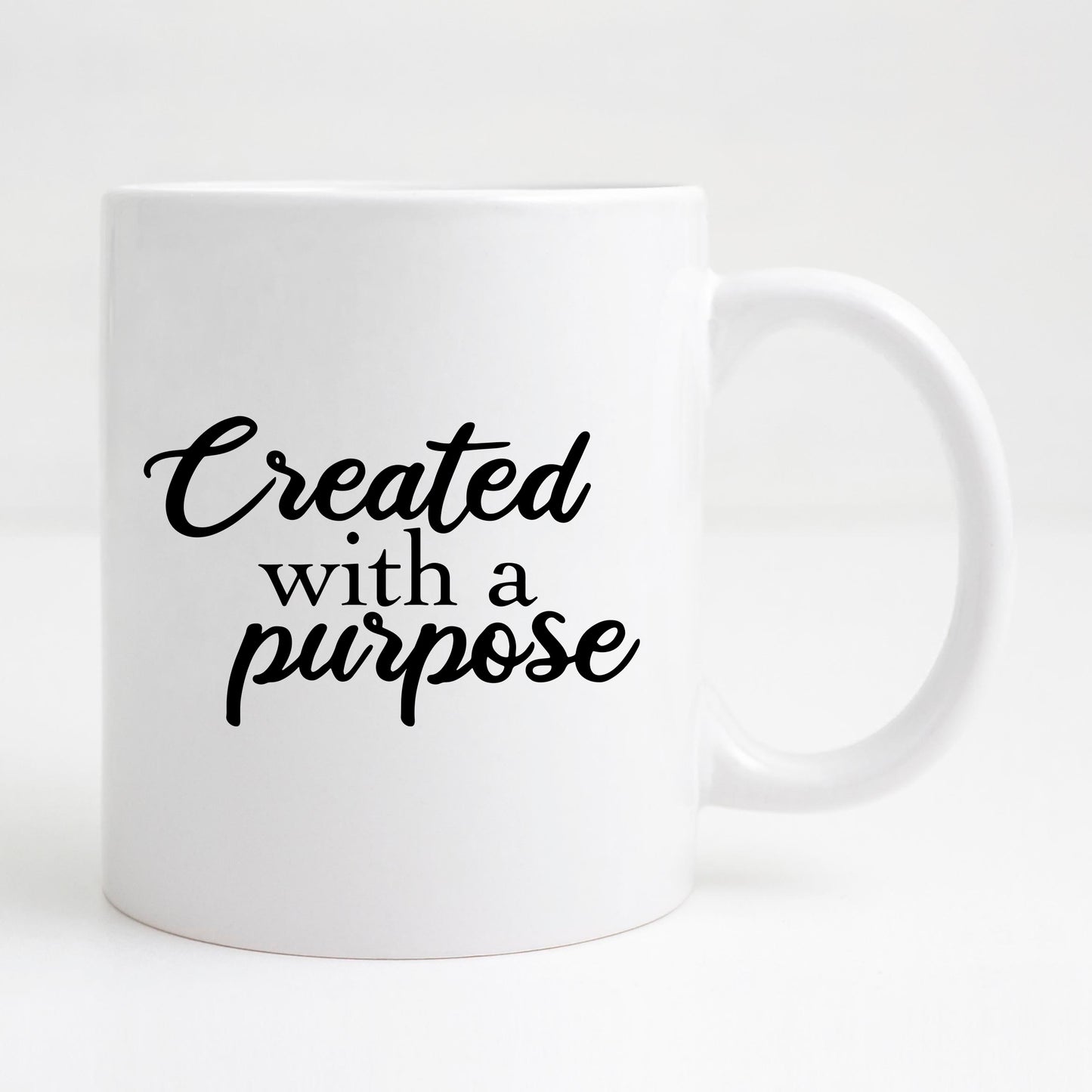 Created with a purpose Mug