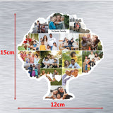 Family Tree Photo Fridge Magnets - (PACK OF 2) (UK)