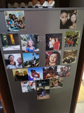 Square Photo Fridge Magnets - personalised (9 PER PACK) LARGE 10cm x 10cm (UK)