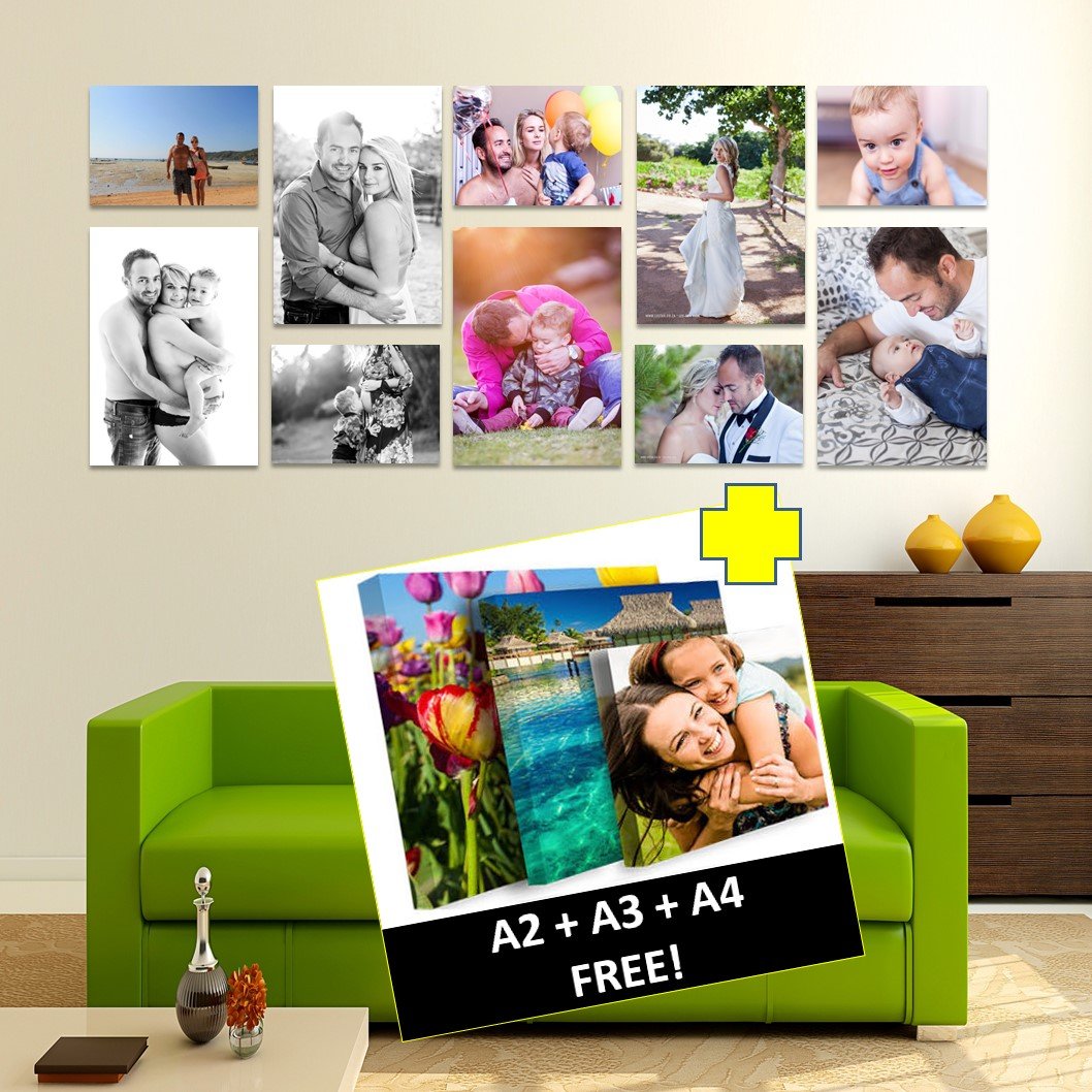 Premium 10 Piece Combo now less 70% off PLUS A2, A3 & A4 FREE! Custom Canvas Canvas & More 