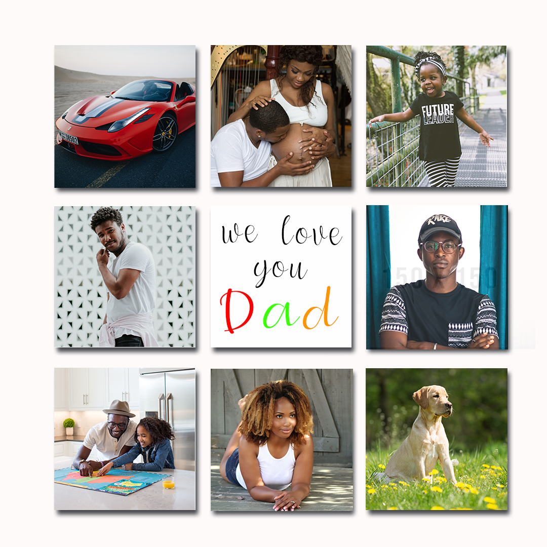 Father's Day: 150 x 150 (9) Canvas & More 