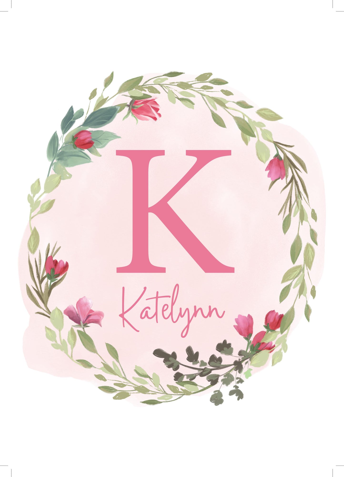 Girls: Set of 3 - Floral Flamingo Canvas & More 