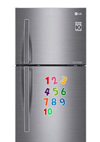 Plain Theme Numbers Photo Fridge Magnets - (11 PER PACK) (UK)