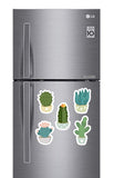 Cute Cactus Fridge Magnets - (5 PER PACK) (UK)