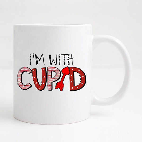 I'm with Cupid Mug