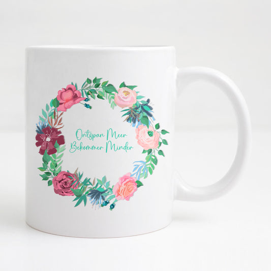 Ontspan Meer, Bekommer Minder Mug