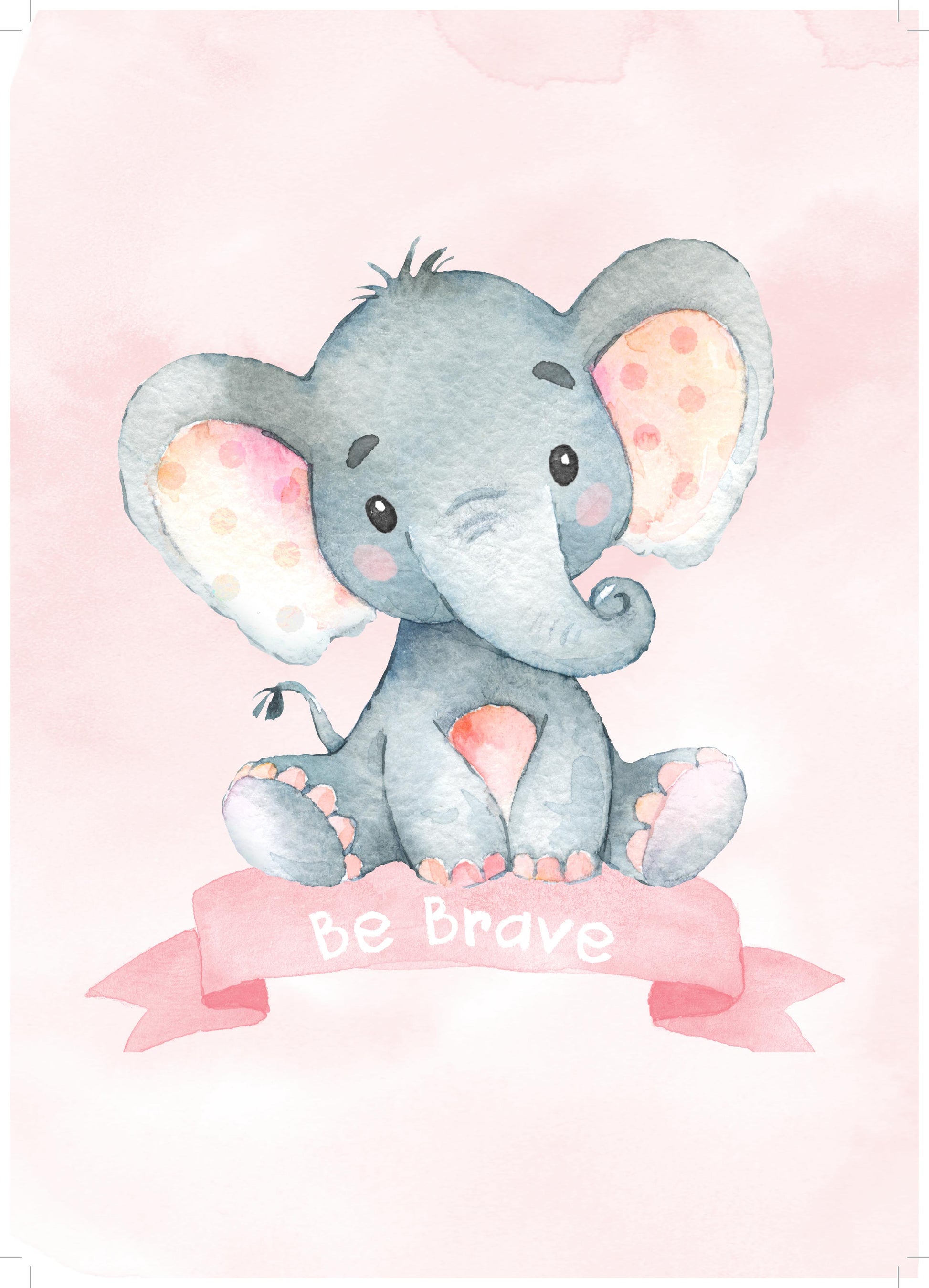 Set of 3 Girls Pink Baby Ellie Canvas & More 