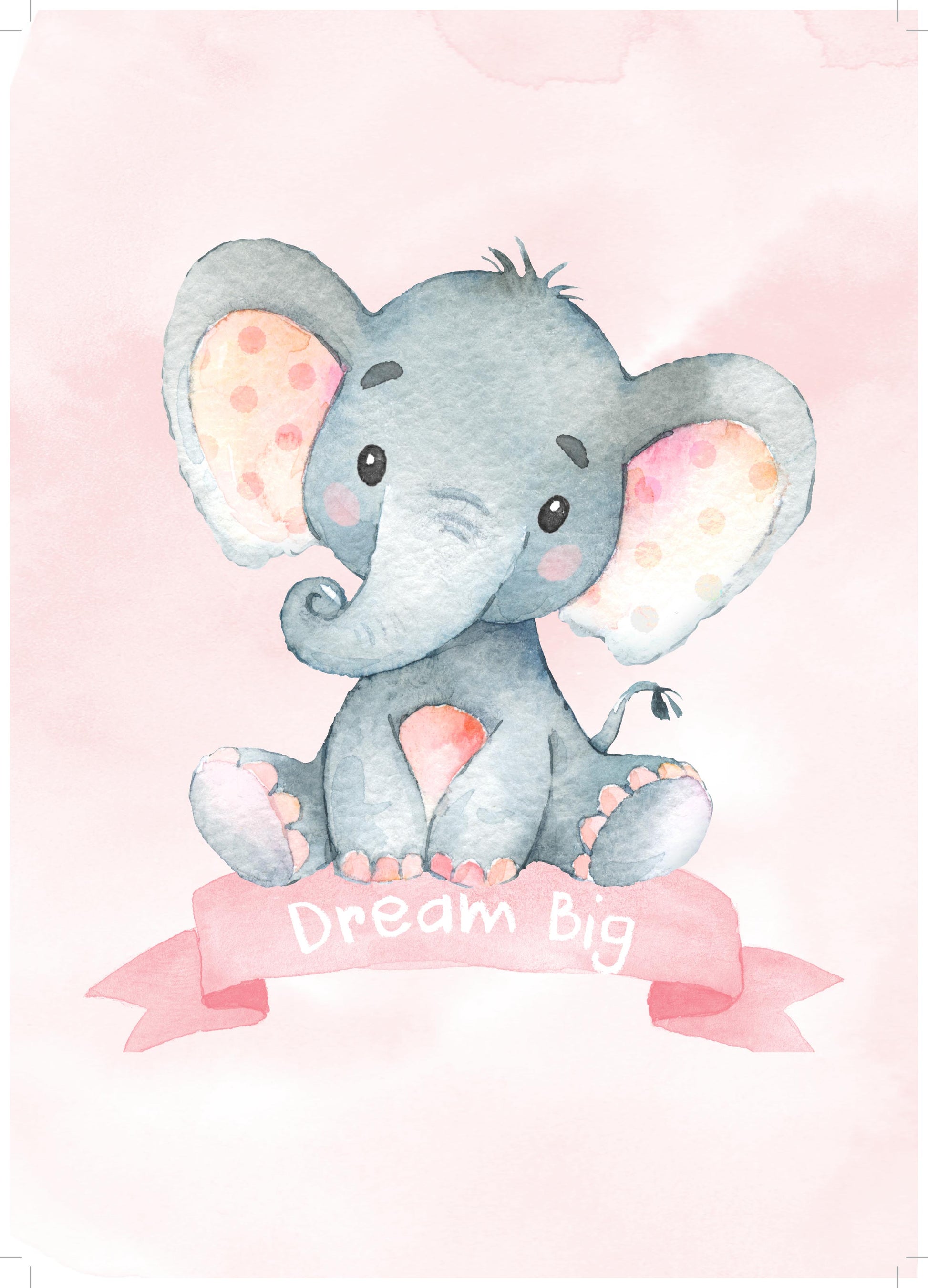 Set of 3 Girls Pink Baby Ellie Canvas & More 