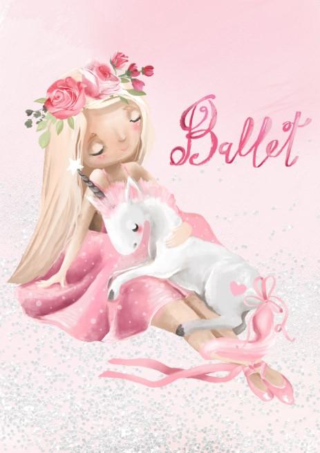 Girls: Set of 3 - Ballet Dancers Canvas & More 