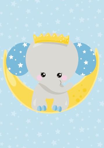 Boys - Set of 3 - Elephant Dream Big Little One Canvas & More 