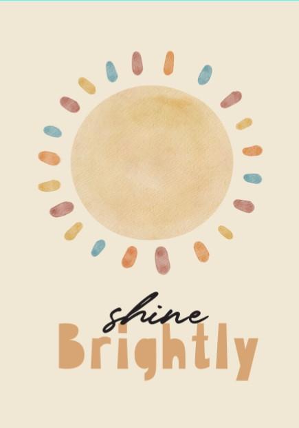 Unisex: Set of 3 Shine Brightly set Canvas & More 