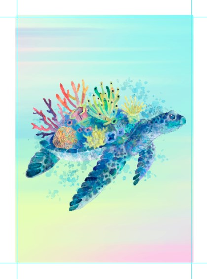 Teen Girls: Set of 1 -  Sea Turtle