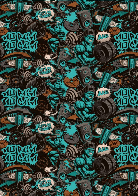 Teen Boys: Set of 1 -  Graffiti Art (1)