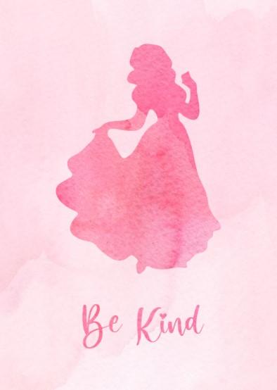 Girls: Set of 3 - Princess Pink Watercolor Canvas & More 