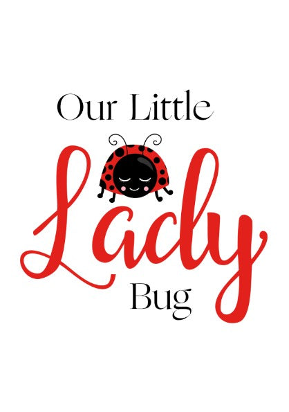 Girls Set of 3 - Our little lady bug