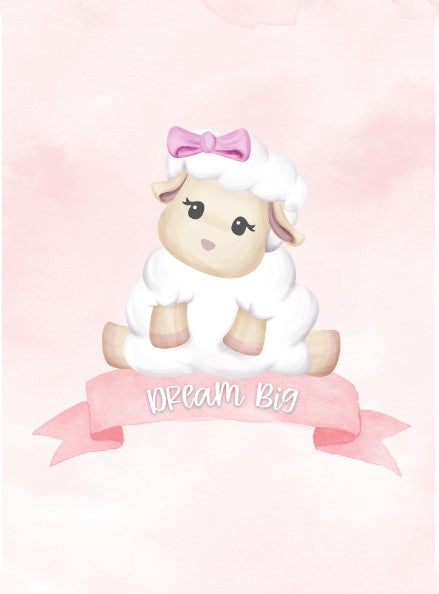 Girls: Set of 3 - Dream Big & Be Brave Sheep