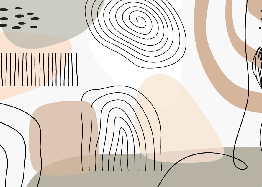 Set of 1: Abstract Trendy Universal (Varios options to choose from) Canvas & More A3 3 