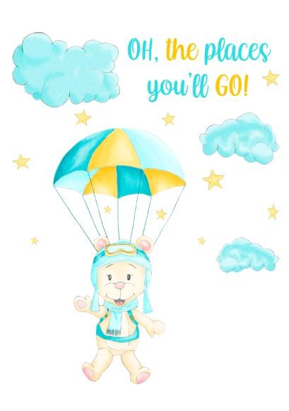 Boys: Set of 3 - Adventure Awaits Little Bear Canvas & More 