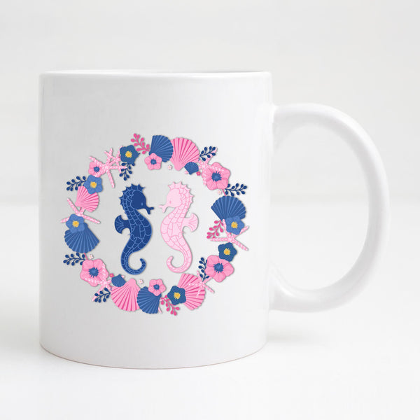 Sea Horses in Love Mug